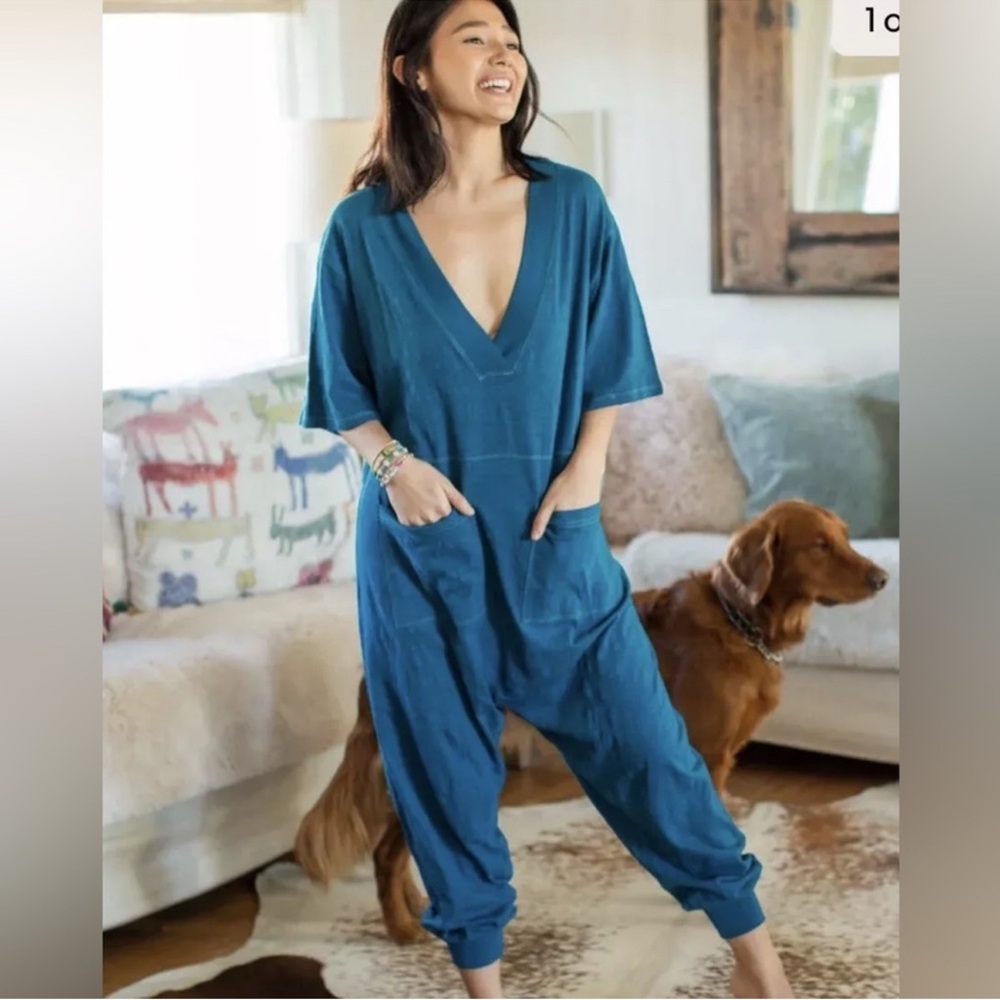 NATURAL LIFE Blue Jumpsuit